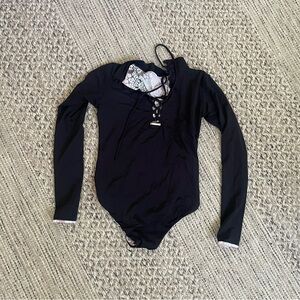 San Lorenzo long sleeve one piece bathing suit